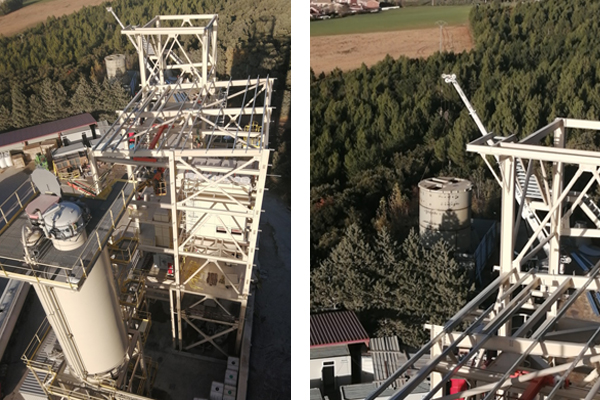 Indústria cimento e calcário, fabrico e instalação de estruturas metálicas, silos, transportadores e outros equipamentos